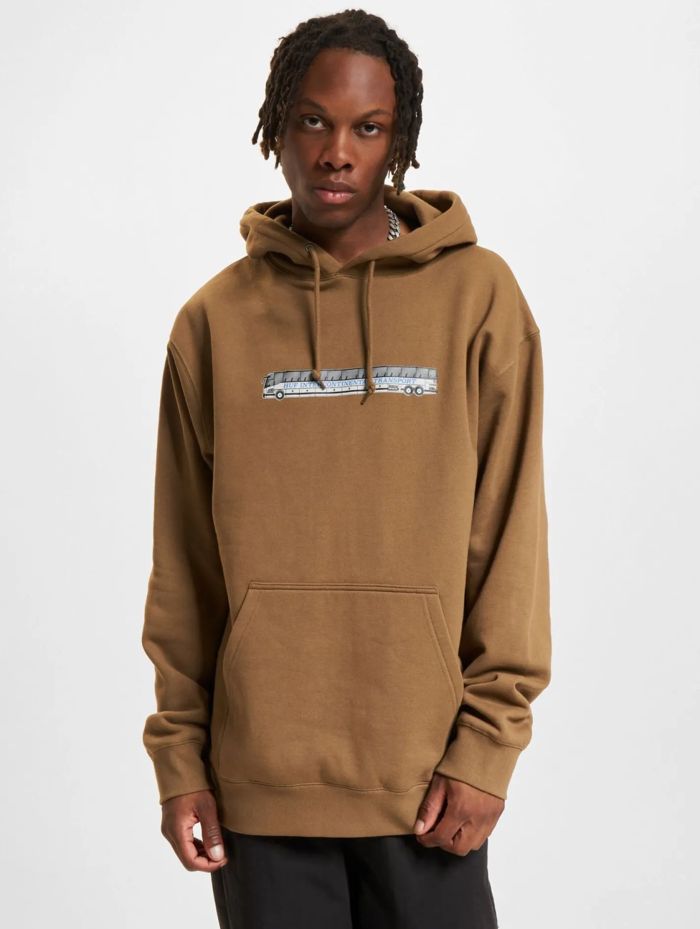 Sweater & Pullover|Pullover & Sweater*HUF Transport Hoodie schlamm