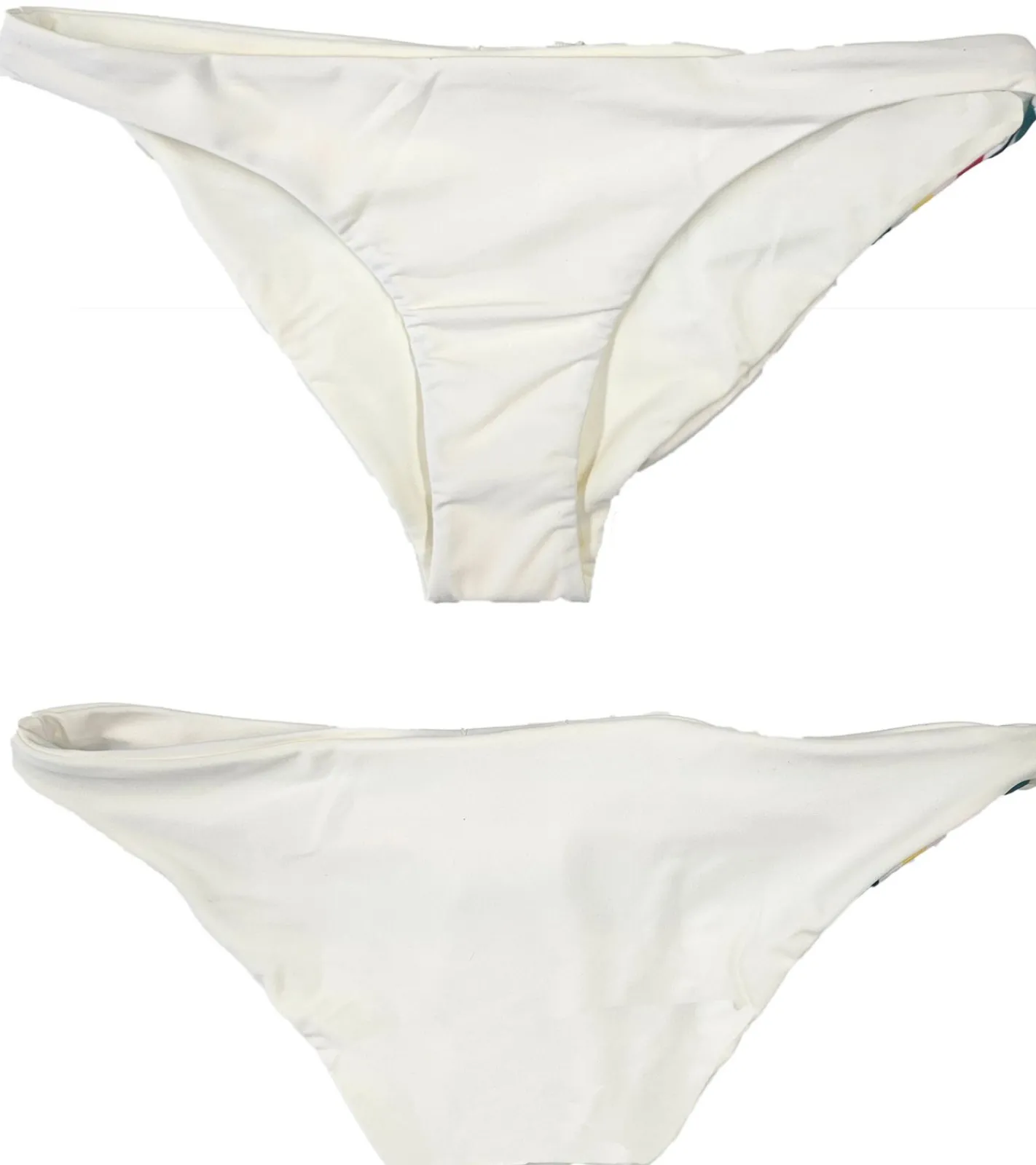Wassersport|Bademode & Nachtwäsche*Hurley Quick Dry Pendleton Glacier Damen Bikini-Unterteil wende Bademode gestreift Bikini-Panty AJ9508 133 Beige