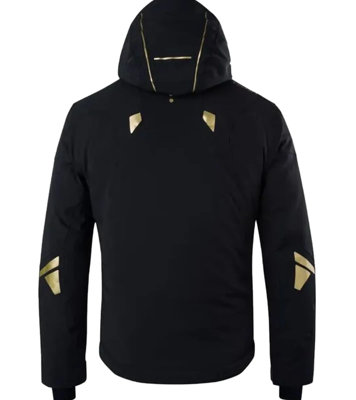 Jacken & Mäntel*HYRA Milano Herren Ski-Jacke 3M THINSULATE wasserfeste Schnee-Jacke mit Kapuze HMG1001 01 Schwarz