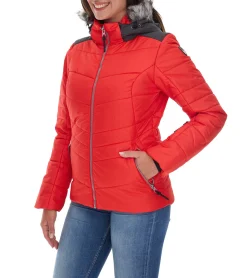 Mäntel & Jacken*ICEPEAK Damen Winter-Jacke wasserabweisende Outdoor-Jacke mit Kapuze 33517321 Rot