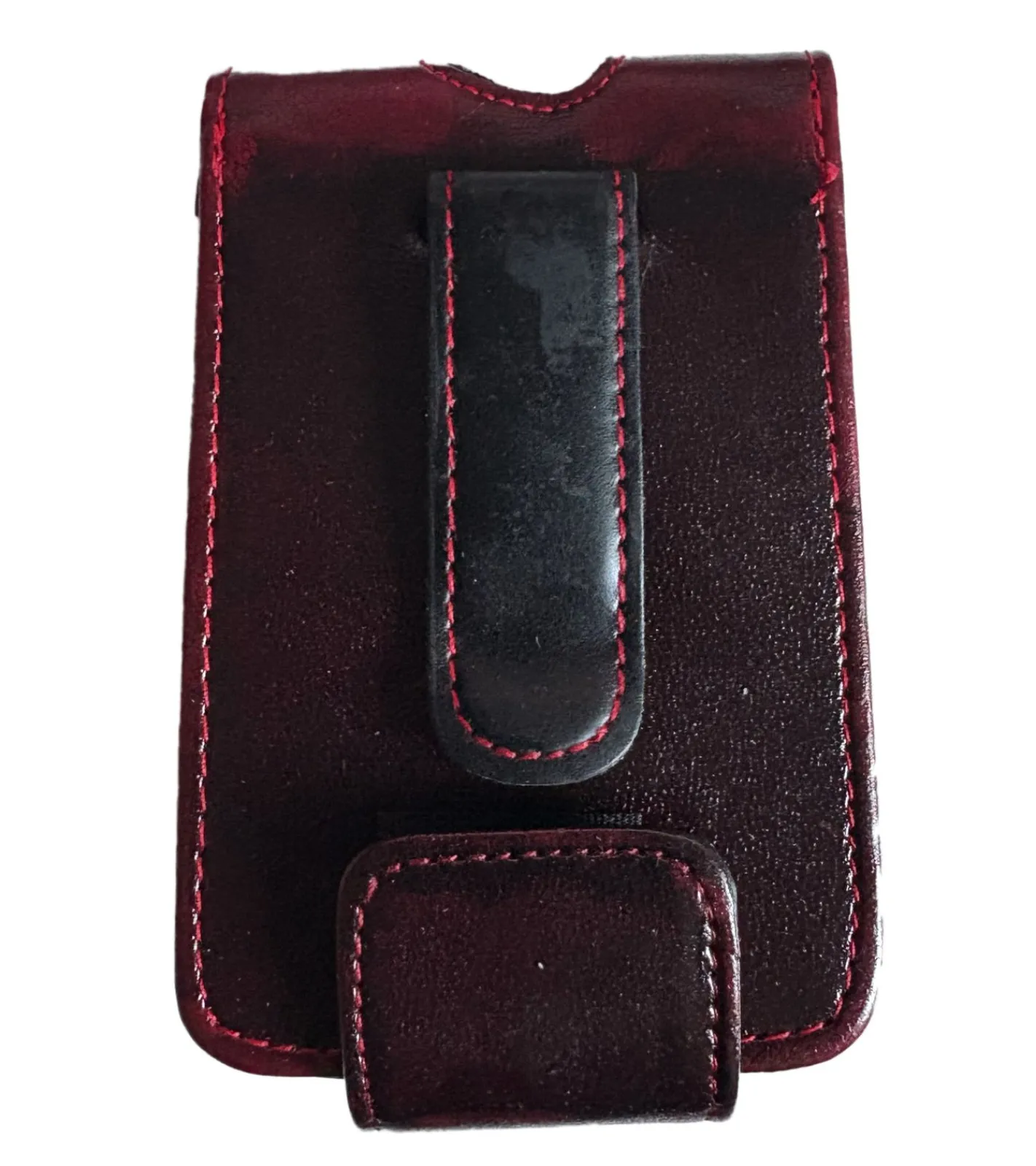 Rucksäcke & Taschen*BioworldMerch Iggy Pop MP3-Player-Hülle mit Klettverschluss iPod-Player 11x7x1,5 cm MP3-Schutz Fan-Zubehör Schwarz/Rot