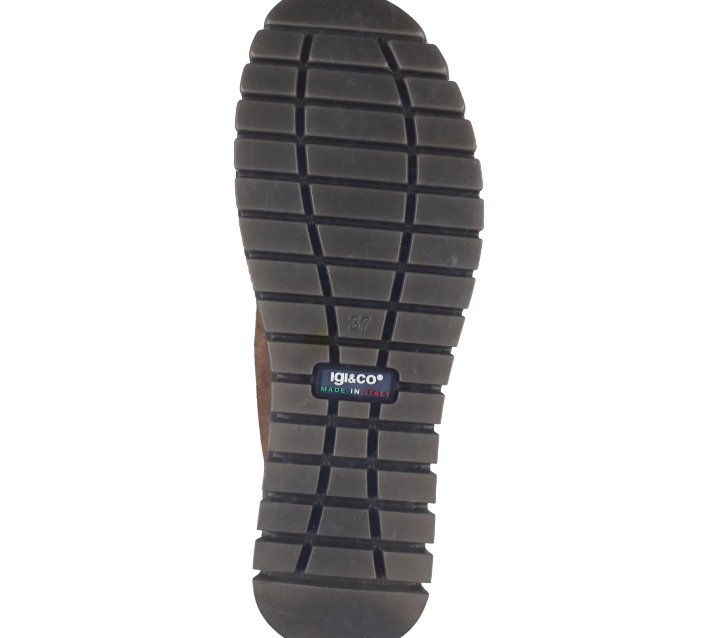 Sneaker & Turnschuhe*igi&co Damen Echtleder-Sneaker mit Reißverschluss Alltags-Schuhe mit Wechselfußbett Made in Italy 01-1089584 Braun