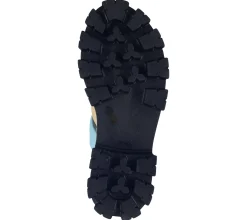 Zehentrenner & Sandalen*ILC Damen Sandalette Riemchen-Sandalen mit derber Sohle Echtleder C45-8541-06-11 Beige/Blau