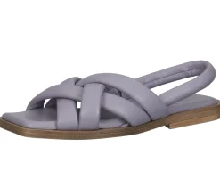 Zehentrenner & Sandalen*ILC Evelyn Soft Damen Sandalette Riemchen-Sandalen Echtleder C45-8580 -31 Flieder