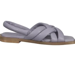 Zehentrenner & Sandalen*ILC Evelyn Soft Damen Sandalette Riemchen-Sandalen Echtleder C45-8580 -31 Flieder