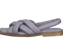 Zehentrenner & Sandalen*ILC Evelyn Soft Damen Sandalette Riemchen-Sandalen Echtleder C45-8580 -31 Flieder