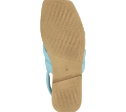 Zehentrenner & Sandalen*ILC Evelyn Soft Damen Sandalette Riemchen-Sandalen Echtleder C45-8580 -11 Hellblau