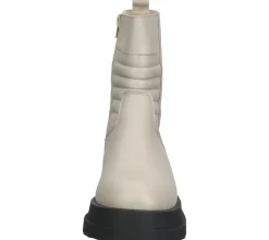 Boots & Stiefel*ILC Nepels 2-01 Damen Stiefel in Biker-Optik Herbst-Schuhe mit Steppung C44-6101-06 Beige