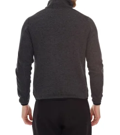 Jacken & Mäntel*ILLMATIC Mingo Herren Übergangsjacke mit hochschließendem Reißverschluss Zip-Jacke in Fleece-Optik IL007 Grau