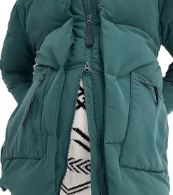 Mäntel & Jacken*O46bpx 2in1 Mantel Damen Schwangerschafts-Jacke Mantel Umstandsmode warme Jacke 927985 Grün