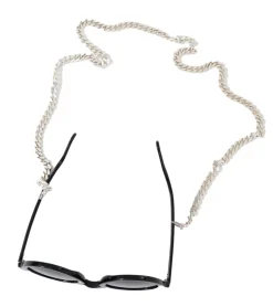 Schmuck*ina.seifart Unisex Brillen-Kette stylische Panzerkette Schmuck Handgefertigt in Berlin Silber
