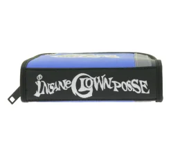 Rucksäcke & Taschen*BioworldMerch INSANE CLOWN POSSE CD-Hülle von der Horrorcore Rap-Band reflektierend für 24 CD´s Blau/Schwarz/Weiß/Gelb
