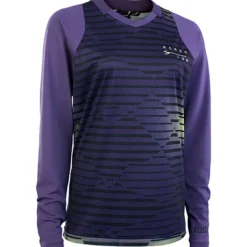 Sweater & Pullover*ION Damen Longsleeves Scrub Radtrikot Violett