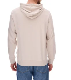 Pullover & Sweater*Jack & Jones Esterbro Newton Herren Kapuzen-Pullover Baumwoll-Pullover mit Originals Studio Print 12266801 Beige