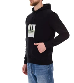 Pullover & Sweater*Jack & Jones Esterbro Newton Herren Kapuzen-Pullover Baumwoll-Pullover mit Originals Studio Print 12266801 Grau, Schwarz oder Beige