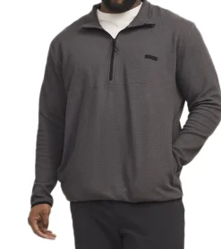 Pullover & Sweater*Jack & Jones Herren schlichter Troyer-Pullover Baumwoll-Pullover mit Stehkragen Langarm-Shirt 12266649 Grau