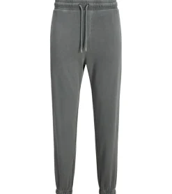 Jogginghosen & Fitnessmode*Jack & Jones Kane Wash Herren Jogging-Hose im Washed-Look Sweat-Hose aus Baumwolle 12206538 Dunkelgrau