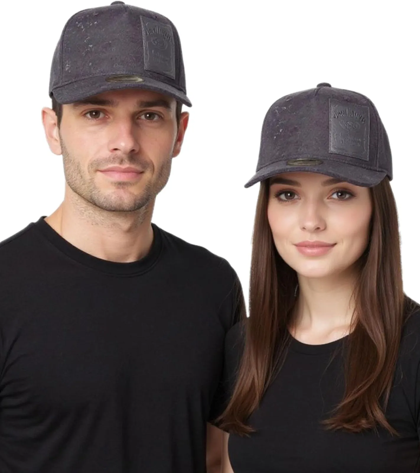 Caps & Mützen*BioworldMerch Jack Daniel's Unisex Base Cap Flat-Rim Freizeit-Cap mit Klettverschluss Snapback-Cappy SB140101JDS Schwarz