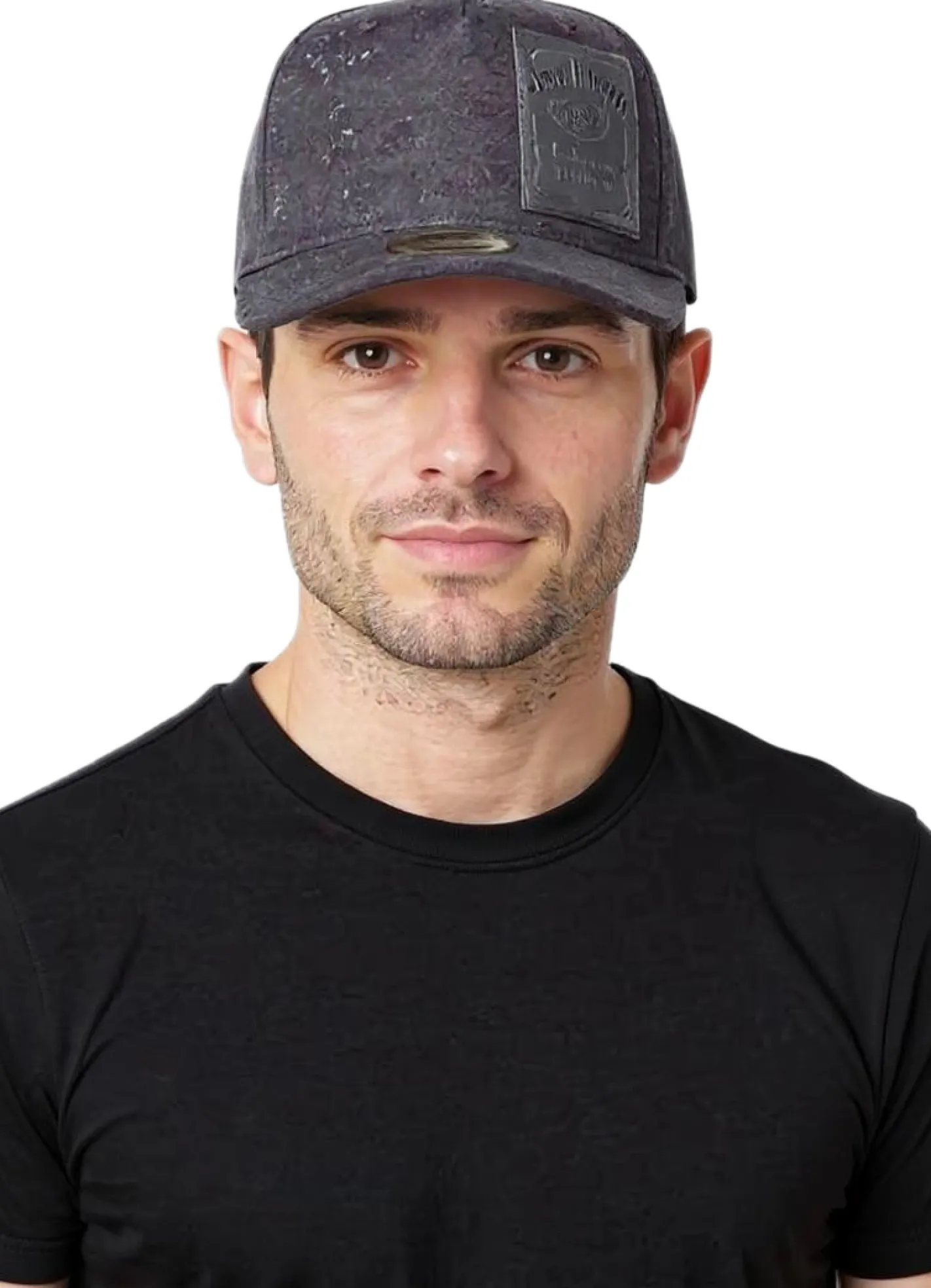 Caps & Mützen*BioworldMerch Jack Daniel's Unisex Base Cap Flat-Rim Freizeit-Cap mit Klettverschluss Snapback-Cappy SB140101JDS Schwarz