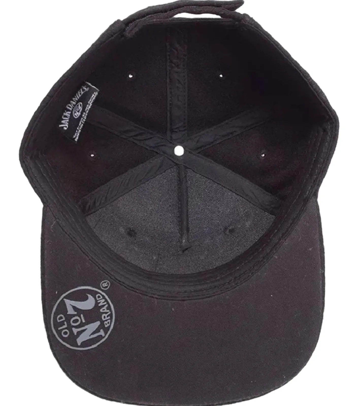 Caps & Mützen*BioworldMerch Jack Daniel's Unisex Base Cap Flat-Rim Freizeit-Cap mit Klettverschluss Snapback-Cappy SB140101JDS Schwarz