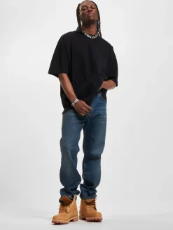 Jeans & Hosen*JEANERICA Herren Baumwoll-Jeans im Loose Fit Style Freizeit-Jeans dunkelblau