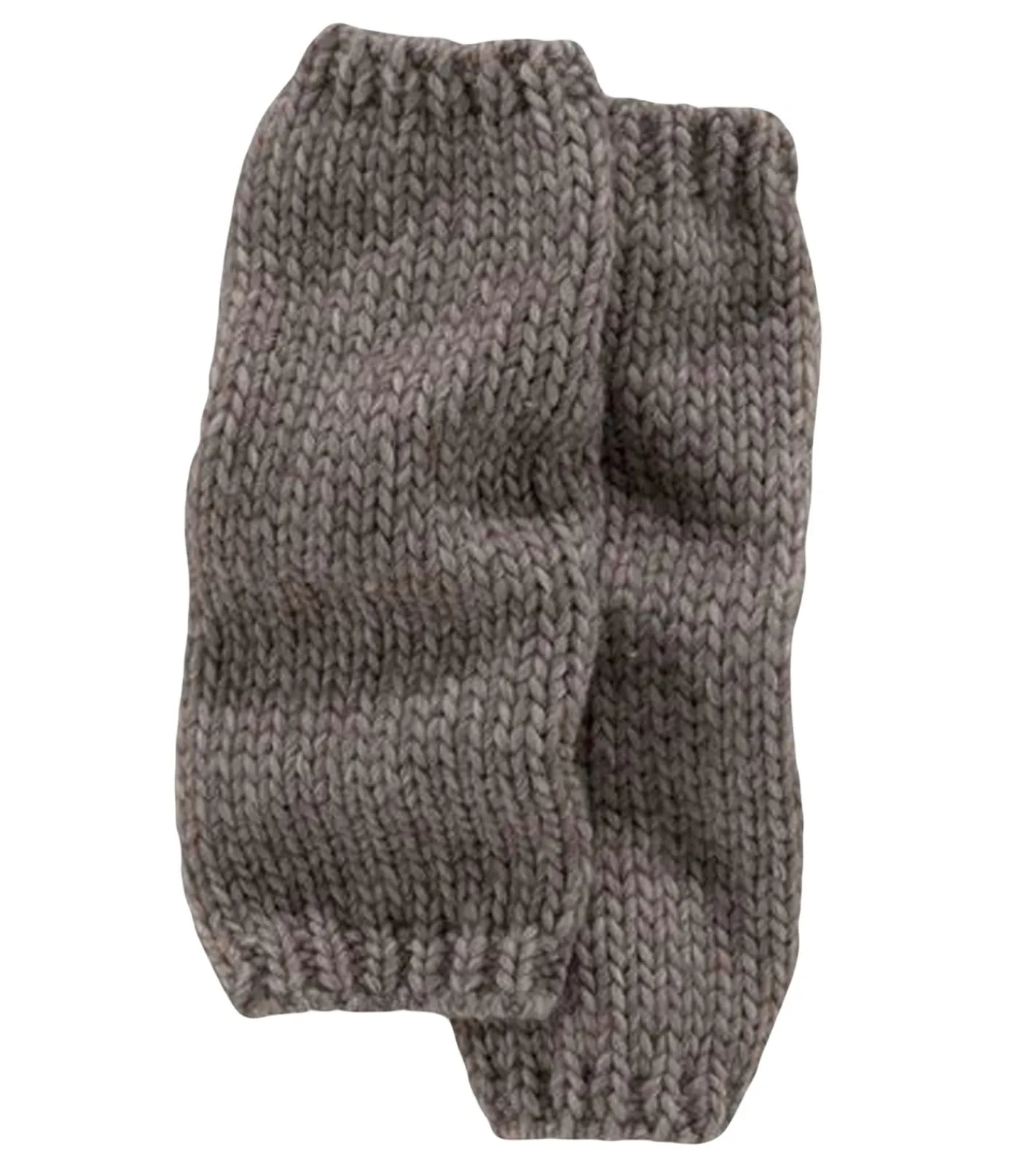 Handschuhe & Schals*J.Jayz Damen Strick-Stulpen mit Alpaka-Wollanteil leichte Winter-Arm-Stulpen wärmende Handschuhe 98210869 Braun/Grau