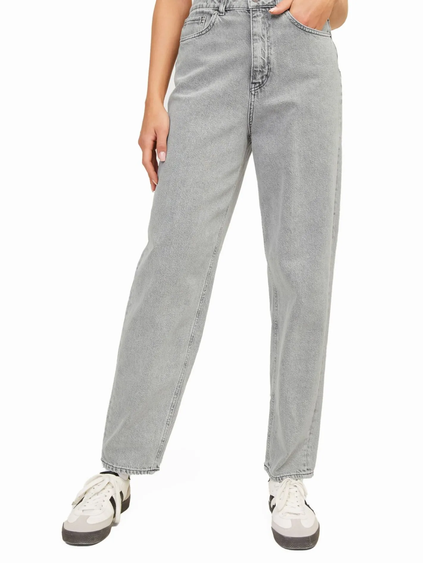 Hosen & Jeans*JJXX Lisbon Mom R4040 High Waist Jeans hellgrauer Denim