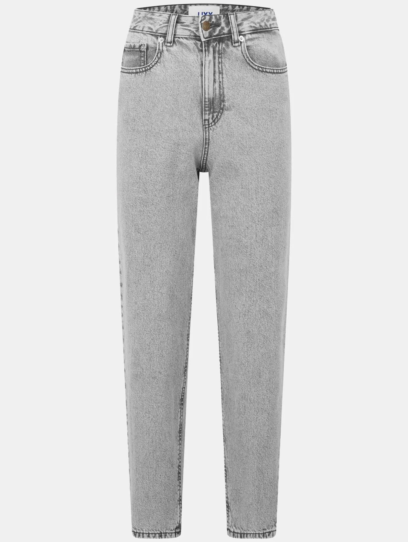 Hosen & Jeans*JJXX Lisbon Mom R4040 High Waist Jeans hellgrauer Denim