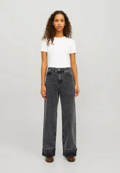 Hosen & Jeans*JJXX Tokyo Wide Fold High Waist Jeans grauer Denim