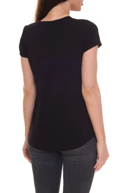 Tops & T-Shirts*KangaROOS Damen Baumwoll-Shirt T-Shirt mit großem Aufdruck Auto-Shirt 20789732 Schwarz