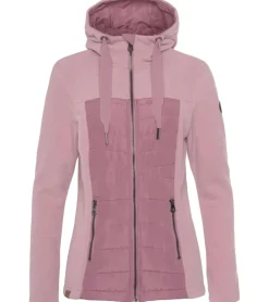 Mäntel & Jacken*KangaROOS Damen Fleece-Jacke nachhaltige Steppjacke mit Kapuze Übergangs-Jacke 49600062 Rosa