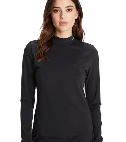 Fitnessmode & Jogginghosen|Tops & T-Shirts*KangaROOS Damen Longsleeve langärmliges Sportshirt Baumwoll-Shirt Große Größen 87144128 Schwarz