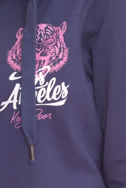 Sweater & Pullover*KangaROOS Damen Sweat-Jacke stylische Übergangsjacke Kapuzenjacke 60066607 Blau