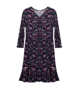 Kleider & Röcke*KangaROOS Mädchen Sommer-Kleid mit Allover Blumen-Muster Freizeit-Kleid 18050049 Blau