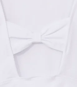 T-Shirts & Tank Tops*KangaROOS Mädchen Sommer-Shirt mit Süßer Schleife im Rücken Freizeit-Top 12026408 Weiß