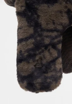 Caps & Mützen*KANGOL Wild Fur Mützen olive/cranberry