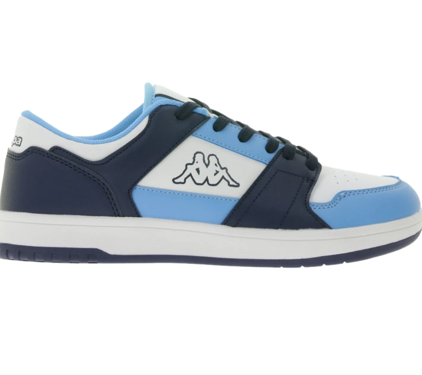 Turnschuhe|Sneaker & Turnschuhe*Kappa Kinder Alltags-Sneaker Freizeit-Schuhe Schnür-Schuhe Trainings-Schuhe 381U1NW Hellblau/Dunkelblau/Weiß