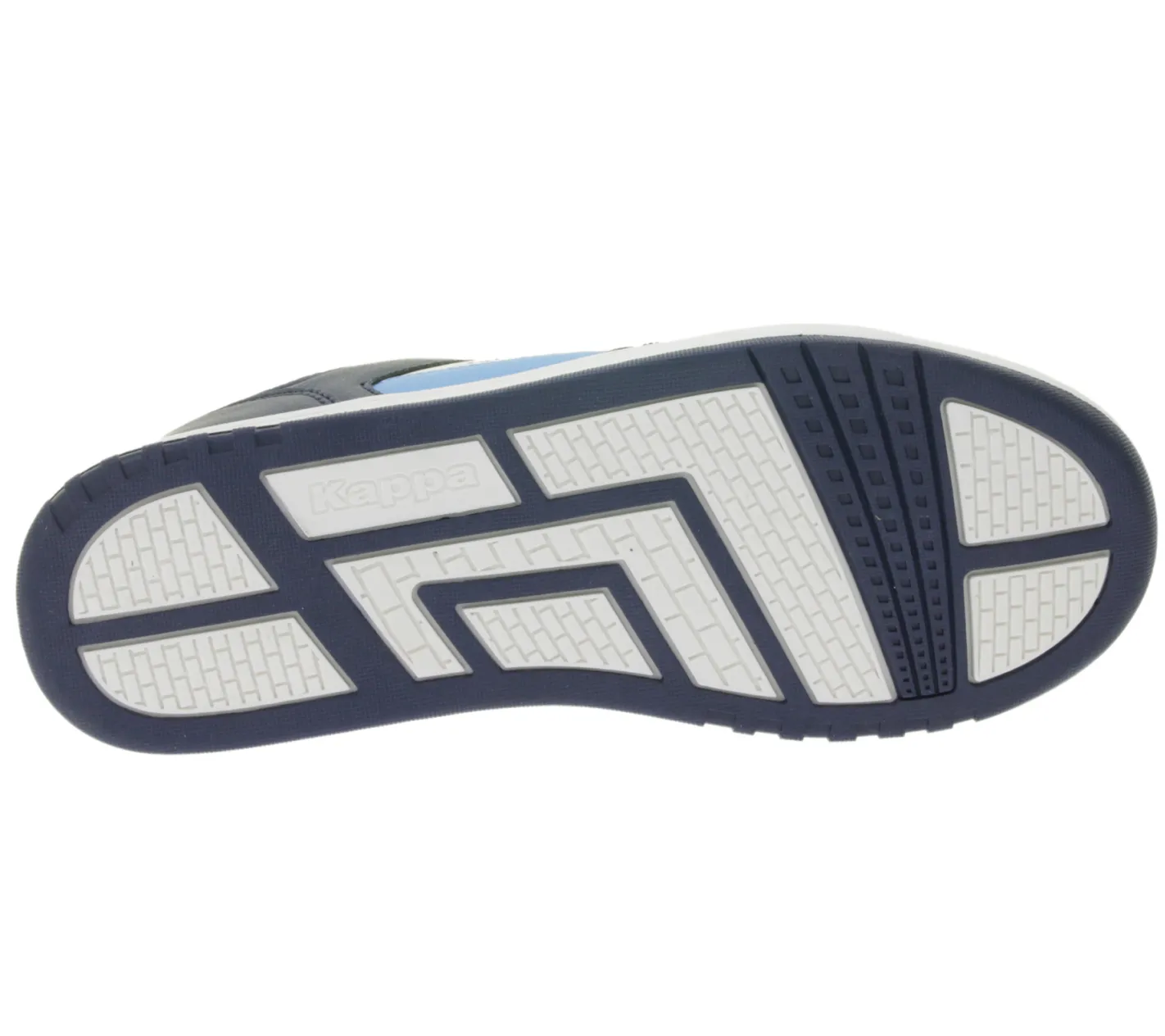 Turnschuhe|Sneaker & Turnschuhe*Kappa Kinder Alltags-Sneaker Freizeit-Schuhe Schnür-Schuhe Trainings-Schuhe 381U1NW Hellblau/Dunkelblau/Weiß