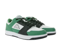 Turnschuhe & Sneaker*Kappa Logo Rernal 2 Herren Alltags-Sneaker Freizeit-Schuhe Schnür-Schuhe Trainings-Schuhe 341X2DW A15 Weiß/Grün