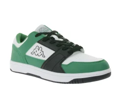 Turnschuhe & Sneaker*Kappa Logo Rernal 2 Herren Alltags-Sneaker Freizeit-Schuhe Schnür-Schuhe Trainings-Schuhe 341X2DW A15 Weiß/Grün