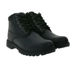 Stiefel & Boots*Kappa Logo Tennessee 2 Herren Winter-Stiefelette Schnür-Boots in Kunstleder-Optik 303UY90-935 Schwarz