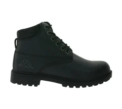 Stiefel & Boots*Kappa Logo Tennessee 2 Herren Winter-Stiefelette Schnür-Boots in Kunstleder-Optik 303UY90-935 Schwarz