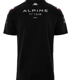 T-Shirts & Tank Tops*Kappa X ALPINE Formel 1 F1 Kinder T-Shirt mit HYDRO WAY PROTECTION-Technologie Kurzarm-Shirt 331915W Blau oder Schwarz