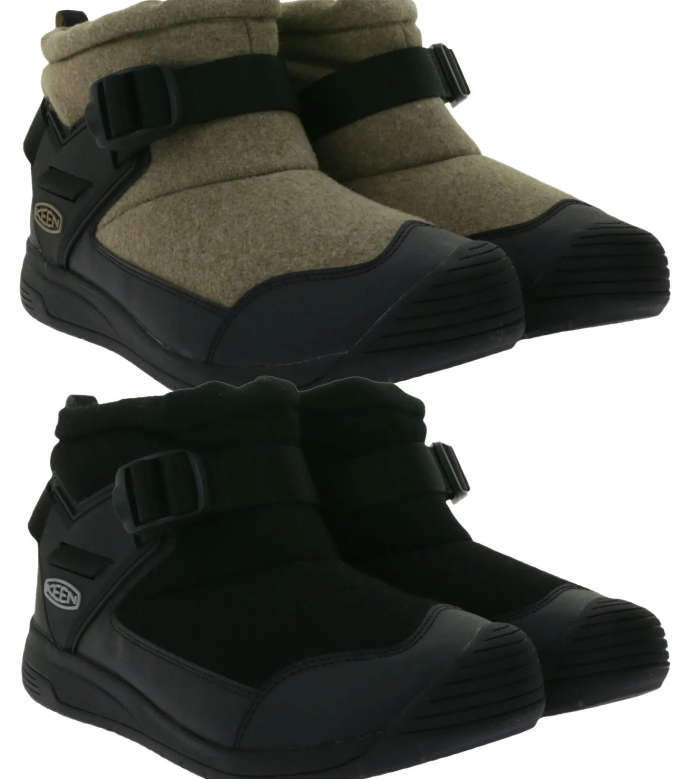 Stiefel & Boots*KEEN Hoodromeo Herren Winter-Stiefelette mit Fleece-Futter Schnee-Schuhe bis -20 Grad isolierende Winter-Stiefel 102679 Schwarz oder Beige