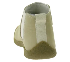 Boots & Stiefel*KEEN Mosey Chelsea Damen Stiefelette Echtleder Schlupf-Schuhe mit Wechselfußbett 1026453 Beige