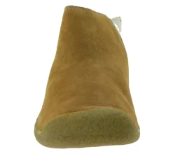 Boots & Stiefel*KEEN Mosey Chelsea Damen Stiefelette Echtleder Schlupf-Schuhe mit Wechselfußbett in Braun oder Beige