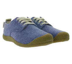Sneaker & Turnschuhe*KEEN Mosey Derby Damen Filz-Schuhe nachhaltige Sneaker mit Eco Anti-Odor Schnür-Schuhe oder Blau Rot
