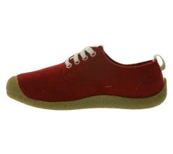 Sneaker & Turnschuhe*KEEN Mosey Derby Damen Filz-Schuhe nachhaltige Sneaker mit Eco Anti-Odor Schnür-Schuhe 1026809 Rot