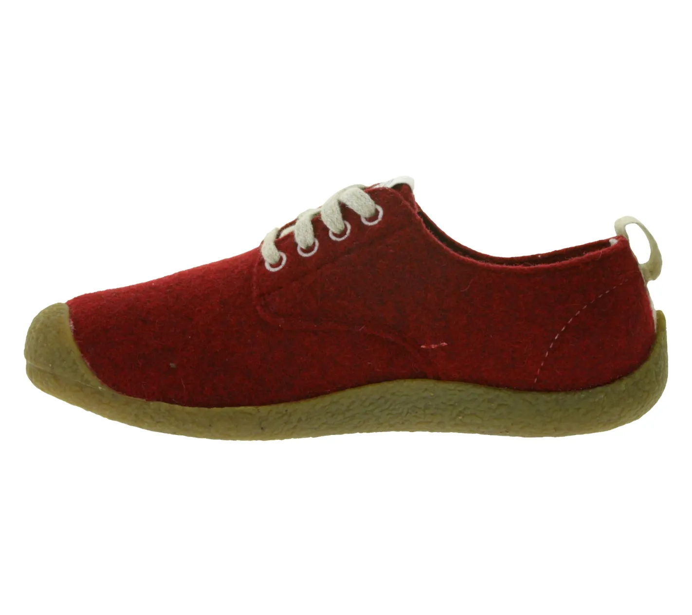 Sneaker & Turnschuhe*KEEN Mosey Derby Damen Filz-Schuhe nachhaltige Sneaker mit Eco Anti-Odor Schnür-Schuhe 1026809 Rot