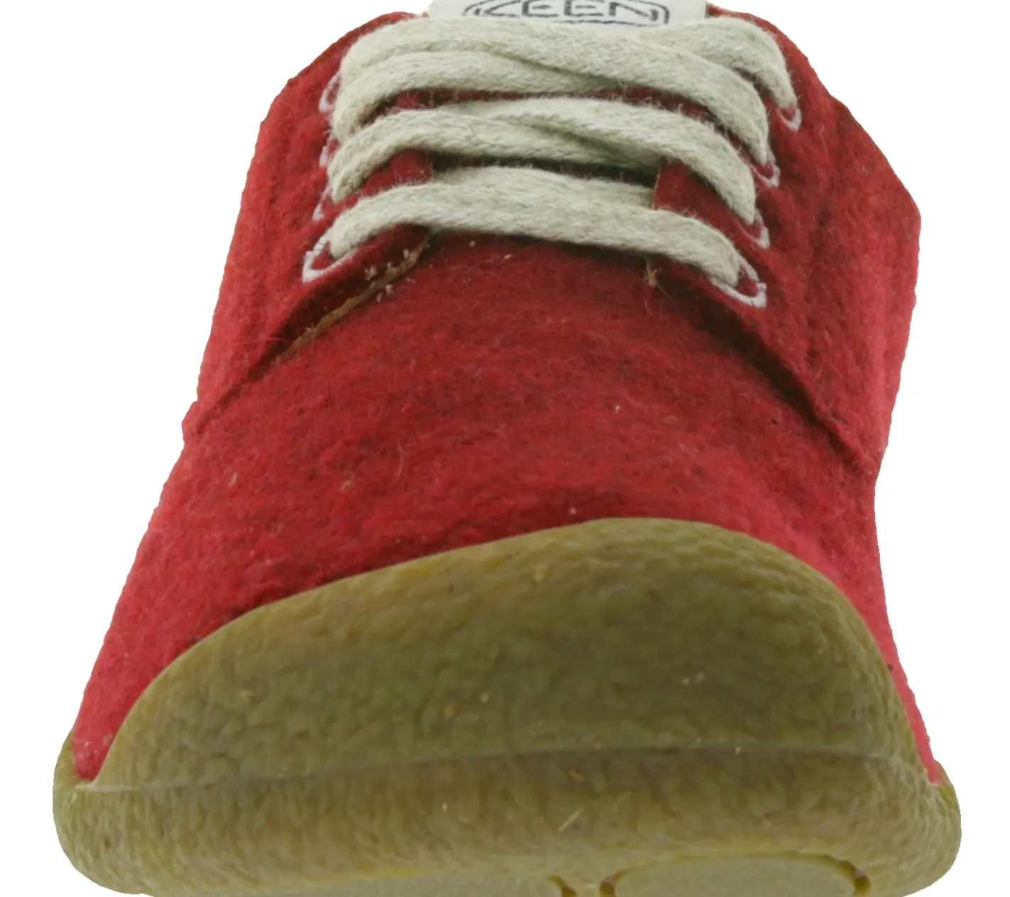 Sneaker & Turnschuhe*KEEN Mosey Derby Damen Filz-Schuhe nachhaltige Sneaker mit Eco Anti-Odor Schnür-Schuhe 1026809 Rot